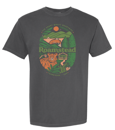 Roamstead Smoky Mountains Illustrated Tee